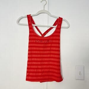 Y2K Bebe Striped Sleeveless Top